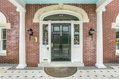Impressive entrance with welcoming Southern hospitality.