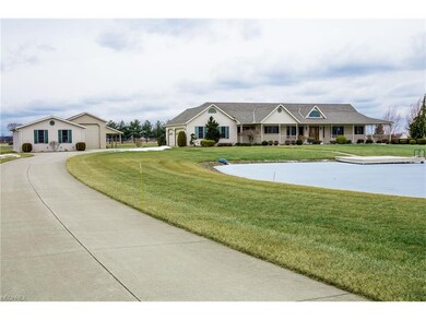 Long pored concrete driveway to home