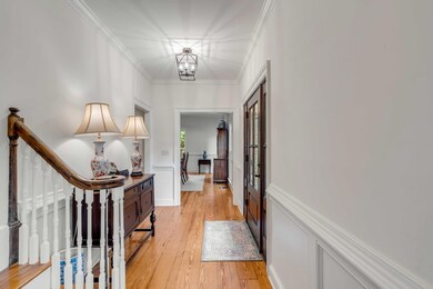 9ft ceilings downstairs!