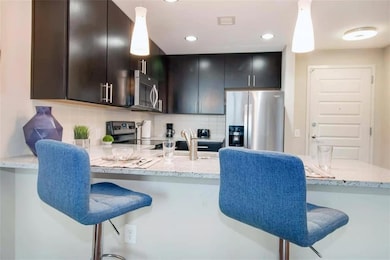 Kitchen with decorative light fixtures, kitchen pe