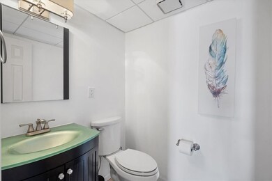 Half bath on the lower level