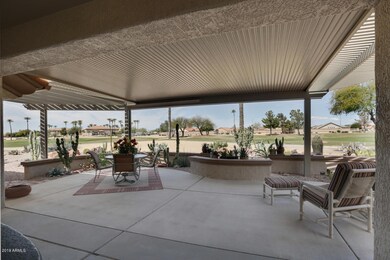 Extremely large covered patio