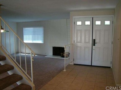 Double door entry and tile flooring