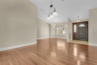 Living Room/Dining Room Combo with Front Door Entry