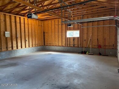 Inside the garage