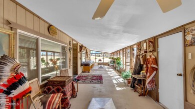 Large, Enclosed Covered Front Patio