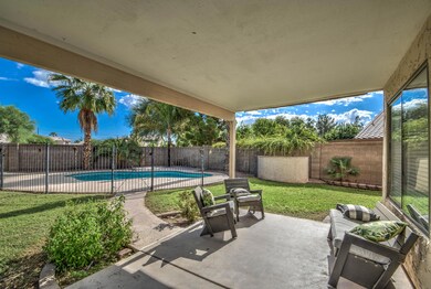 Extended covered patio