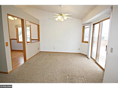 The Dining Area is bright and sunny due to the sli