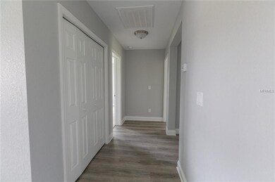 Hallway to the bedrooms - the closet shown is stor