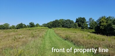front of property line
