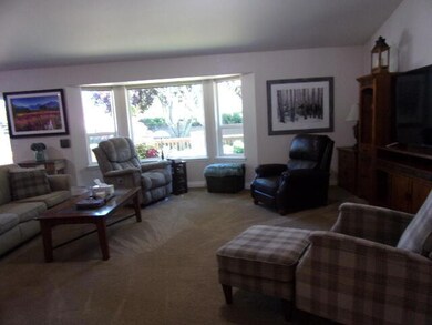 Family with bay window