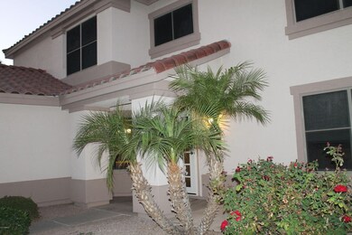 Lush landscaping