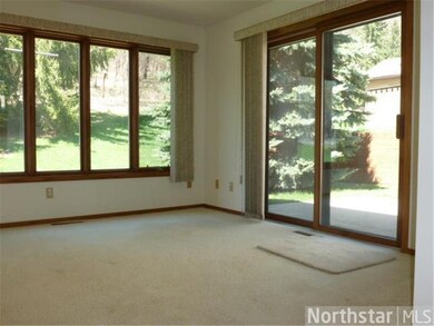 family room faces back yard.