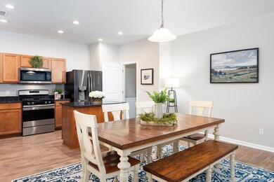 Dining and kitchen