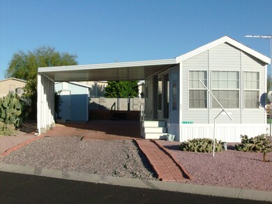 STORAGE SHED IN BACK
