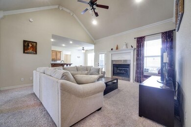 Soaring ceilings in the living room