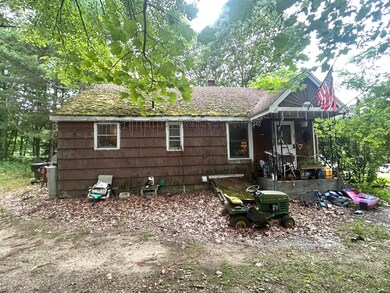 Wood siding on house.