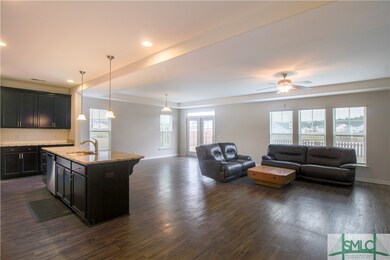 Kitchen, Dining, Living Area