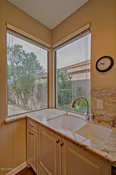 Natural light in kitchen