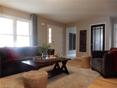 Hickory Wood Floors through out Living room and Ki