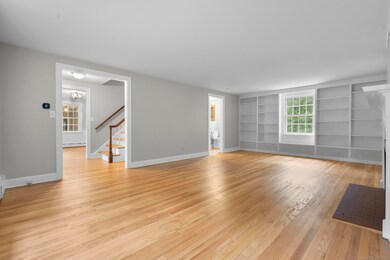 Spacious living room front to back