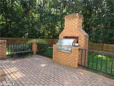 Other - Brick terrace with fireplace and grill wit