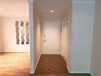 Parquet entry & coat closet