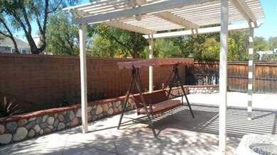 back yard with refreshment