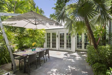 Outdoor dining area