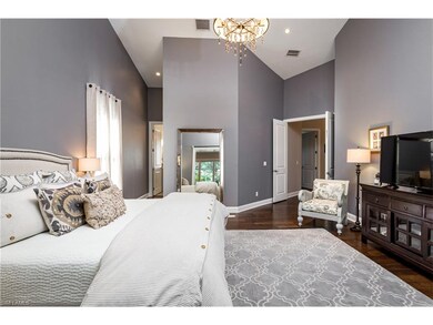 The ceilings throughout the house soar.  All Doors
