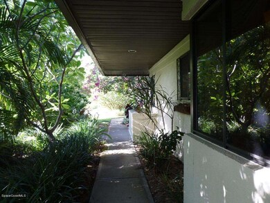 side walk into unit