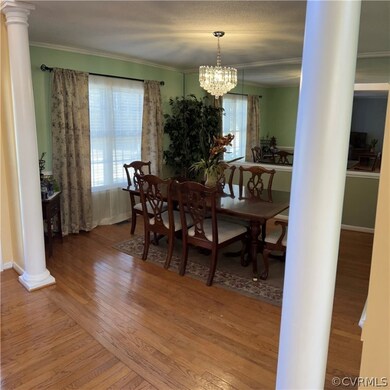 Formal Dining, all hardwood flooring.