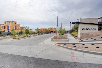 View of the gated community entrance.