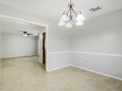 View of entry from formal dining