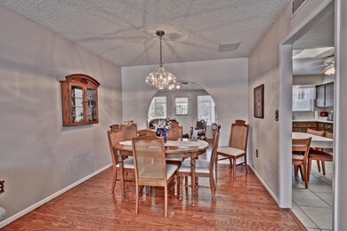 DINING RM WITH WOOD FLOORS