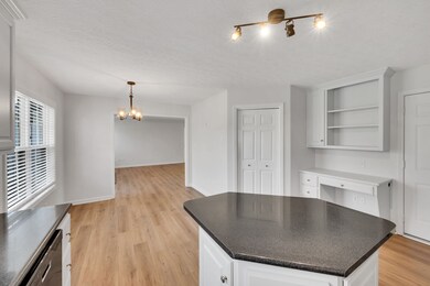 The breakfast nook is perfect with views of the backyard plus a built-in desk to do homework or do your paperwork!