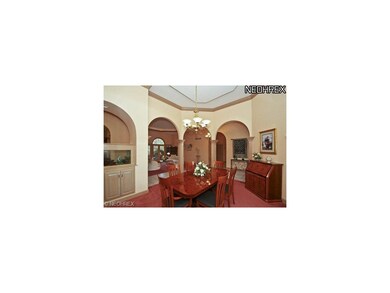 From the formal dining room you have a view of the