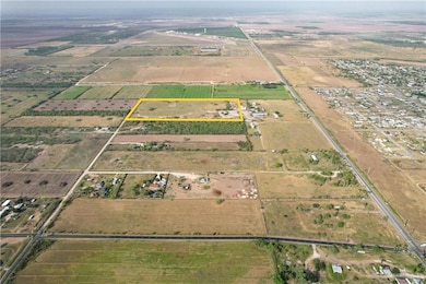 Aerial view with a rural view