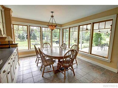 Breakfast Room. The windowed breakfast room has ra