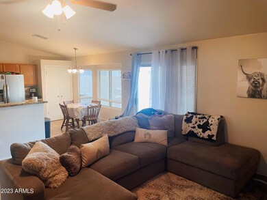 Living Room eat in kitchen