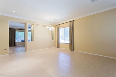 All tile dining & living room