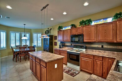 Custom Tile Back Splash and Pendant Ligh