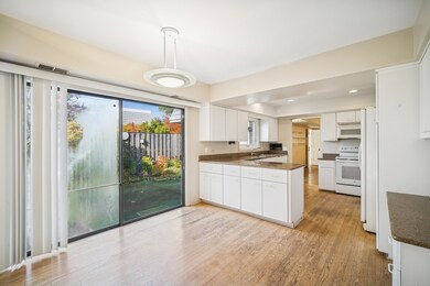 with sliders leading to garden and patio