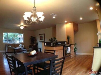 Nice dining area with all new lighting and bamboo 