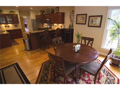 HUGE eat-in kitchen lots of light and connects to 
