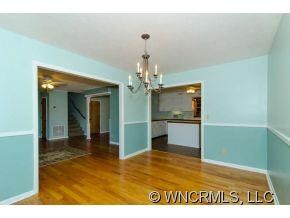 Spacious dining room
