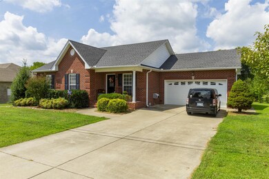 This home has a 2 car garage with a door leading to your kitchen. Additionally has a pedestrian door to the back yard.