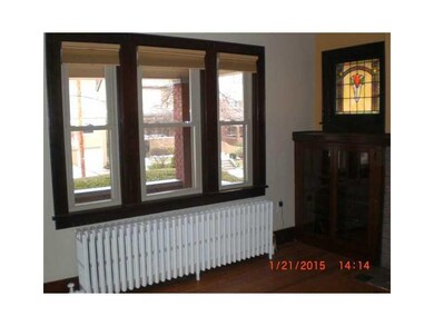 Living Room. Looking at front porch from living ro