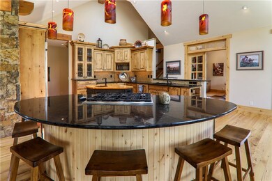 Kitchen has all the appointments including a doubl