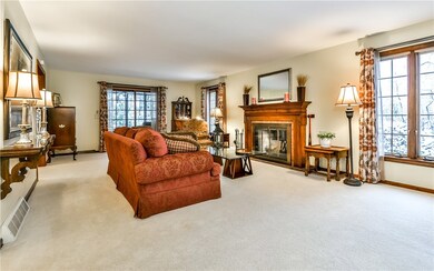 Another view of the spacious living room with acce